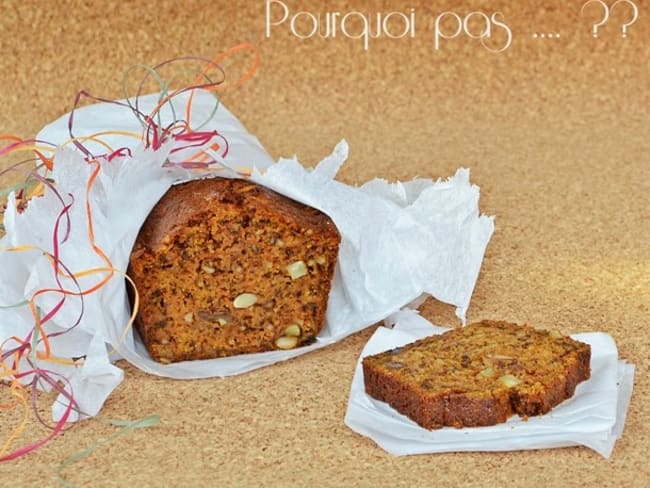 Cake carottes noix amandes épices