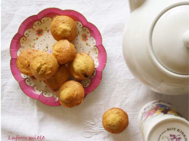 Madeleines aux écorces d'orange confite