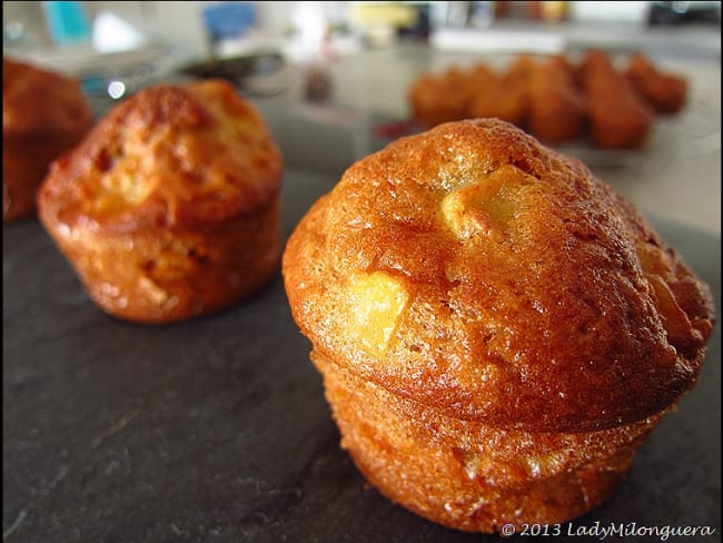 Petits gâteaux aux pommes et flocons d’avoine