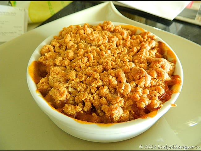 Crumble tomates et chèvre