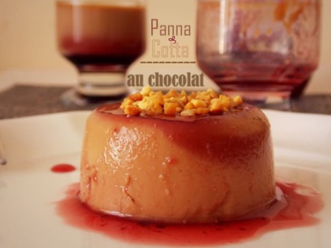 Panna cotta au chocolat