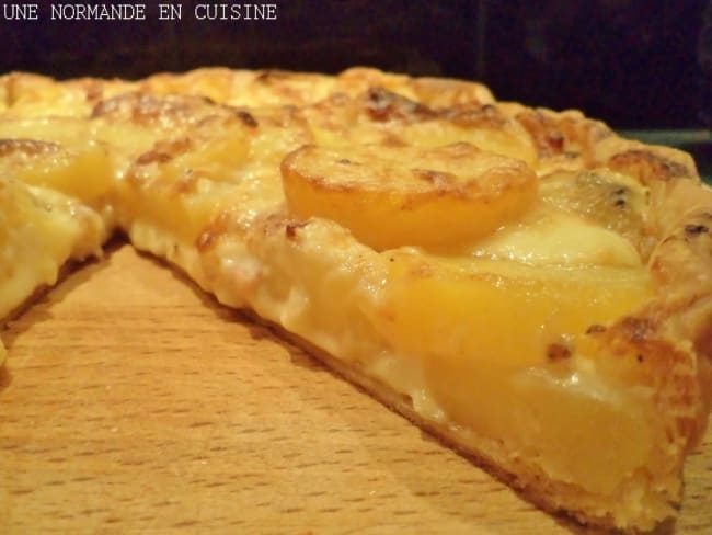 Tarte rustique façon raclette