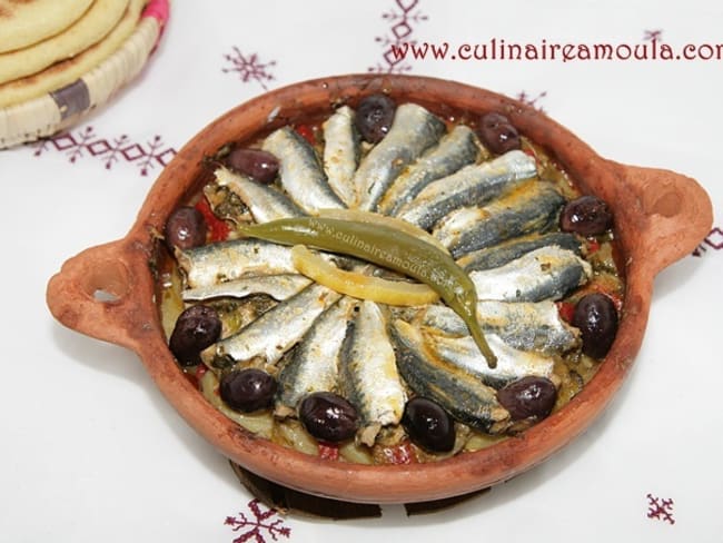 Tajine de sardines à la sauce chermoula