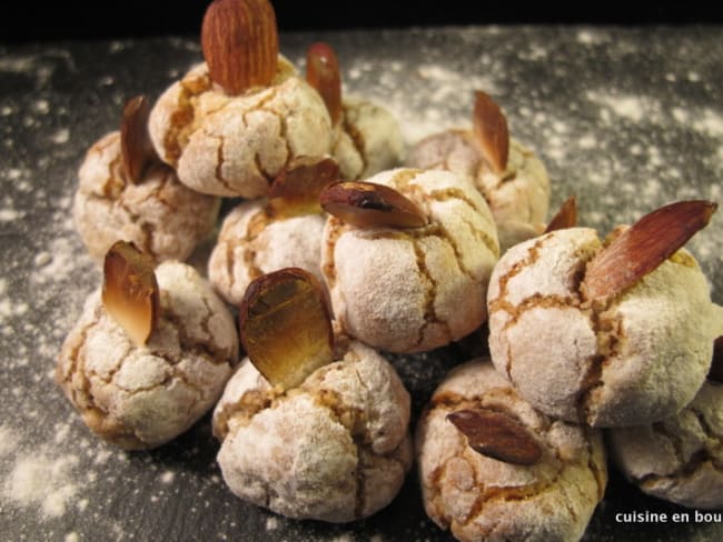 Macarons aux amandes d'édith pour le goûter