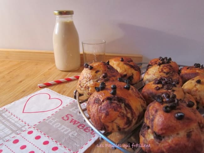 Briochettes au pépites de chocolat