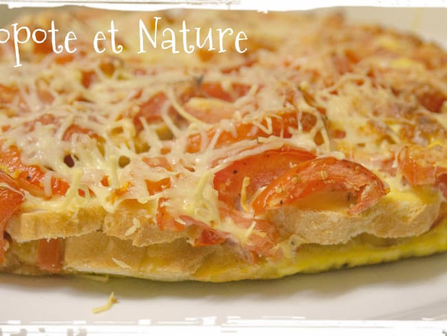 tarte aux tomates et ....au pain !