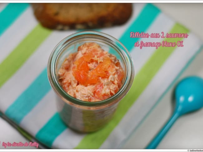 Rillettes aux 2 saumons et fromage blanc 0%