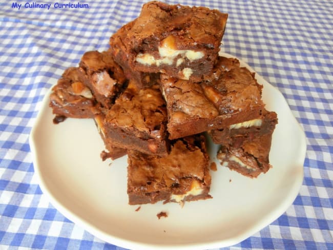 Brownies chocolat au lait, bananes, noix