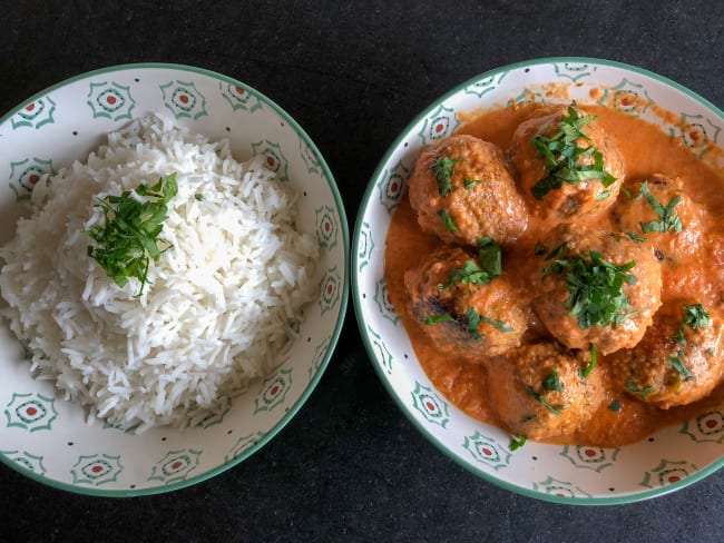 Boulettes de boeuf sauce Madère