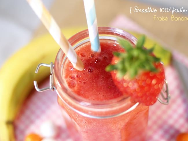 Smoothie Fraise Banane