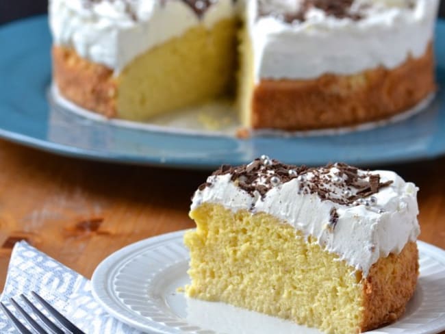 Pastel de tres leches ou gâteau mexicain aux trois laits 