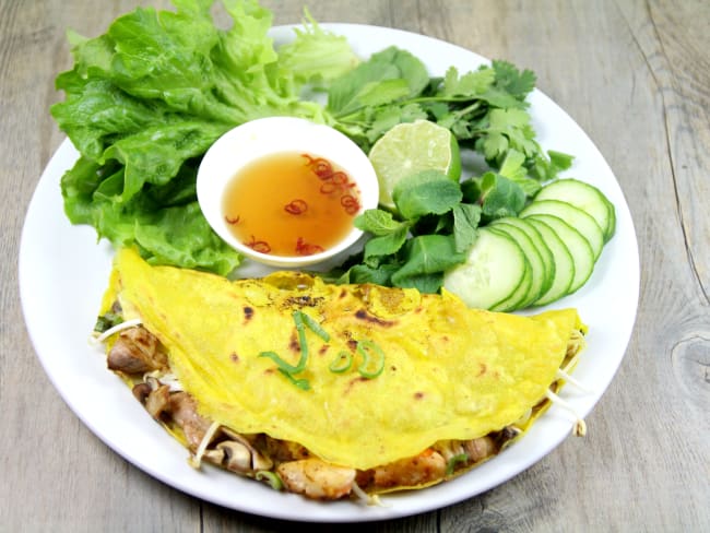 Bánh xèo comme au Vietnam