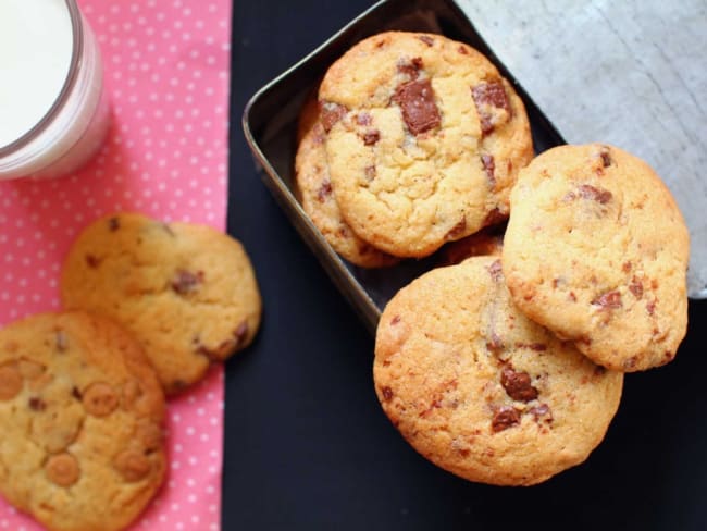 Cookies aux pépites de beurre de cacahuète et chocolat