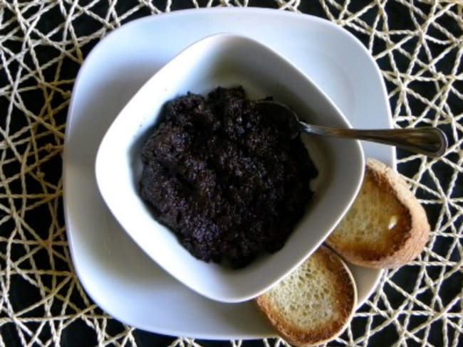 Tapenade noire minute