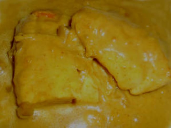 Cabillaud au curry