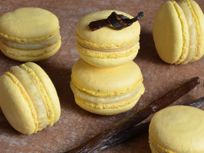 Macarons à la vanille