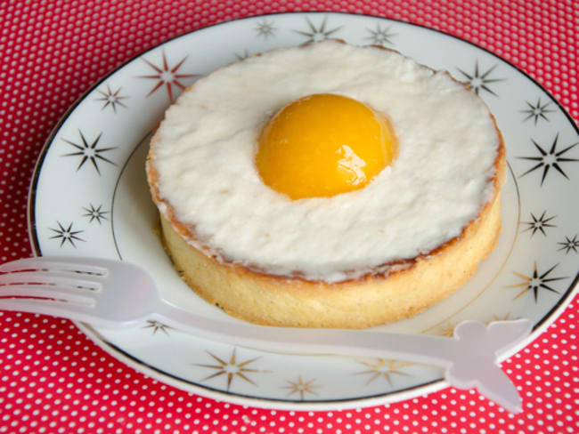 Tarte coco mangue passion comme un oeuf au plat