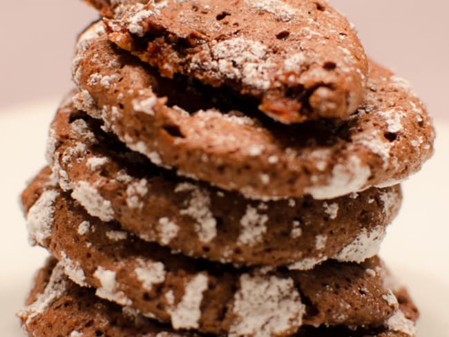 Craquelés au chocolat de Martha Stewart