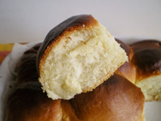 Brioche moelleuse sans oeuf et sans beurre