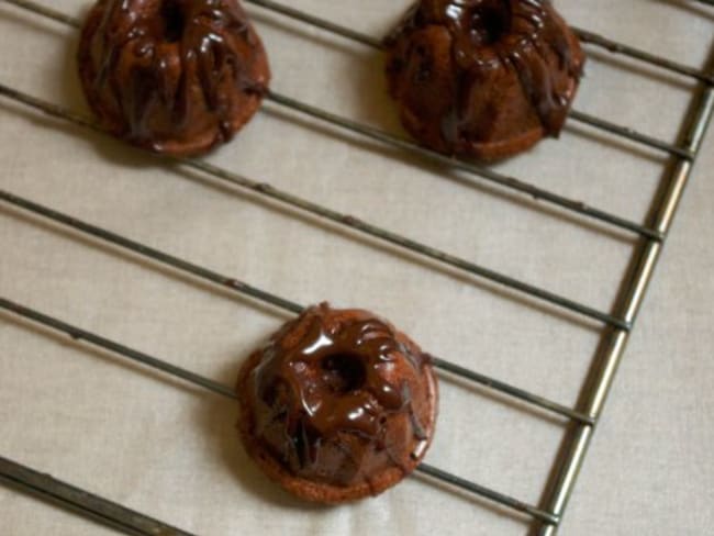 Mini bundt au chocolat