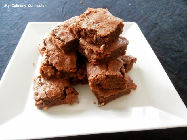 Brownies au chocolat praliné et noisettes