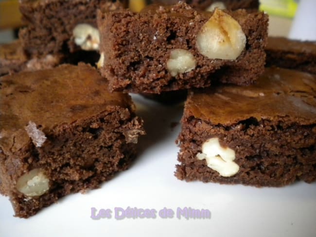 Brownies aux 2 chocolats et aux fruits secs