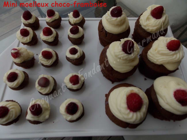 Mini moelleux choco-framboise