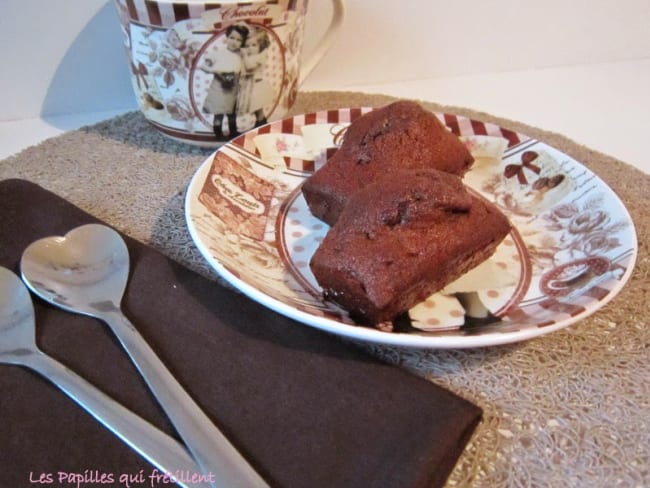 Mini-cake chocolat noix de coco