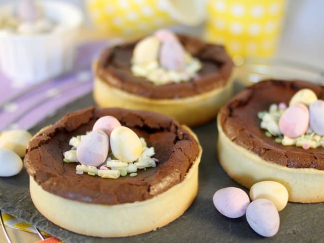 Tartelettes au chocolat de Pâques