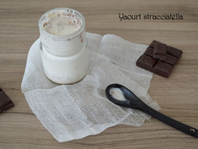 Yaourt stracciatella