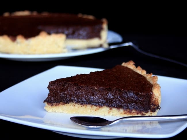 Tarte à la mousse de chocolat