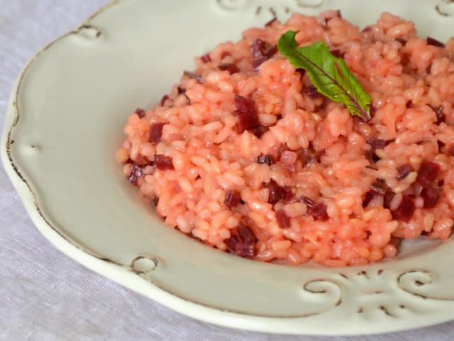 Risotto aux Tiges de Betteraves et Pecorino sardo