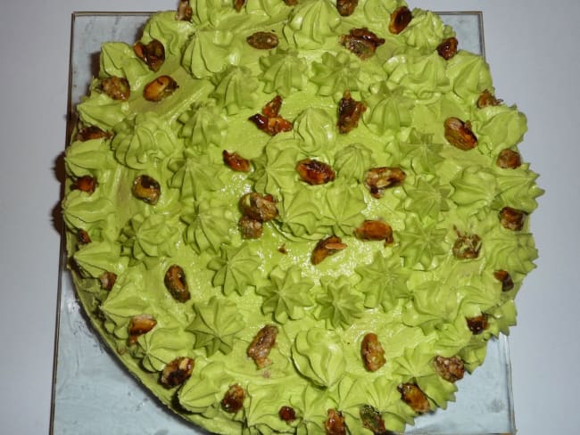 Gâteau tout pistache