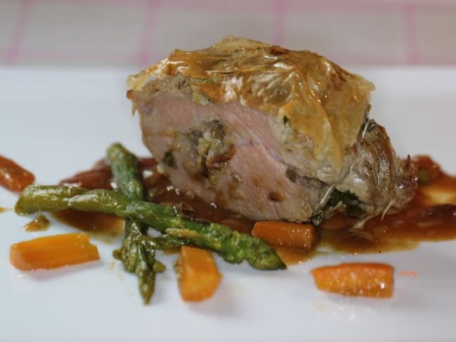 Filet de veau croustillant au Comté