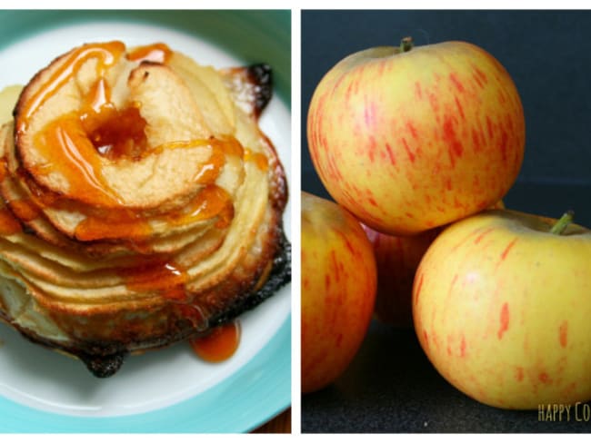 Tarte aux pommes crème d’amandes et caramel d'après Jacques Génin