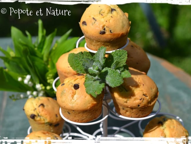 Muffins menthe chocolat