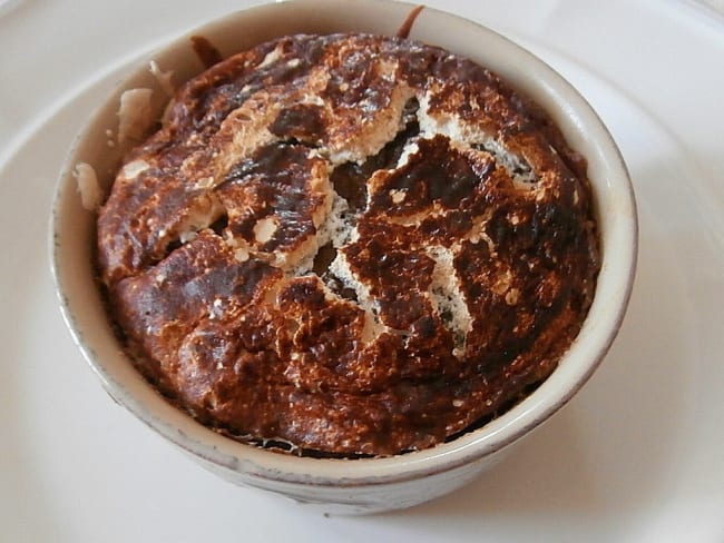 Fondant au chocolat au lait et pâte de guimauves