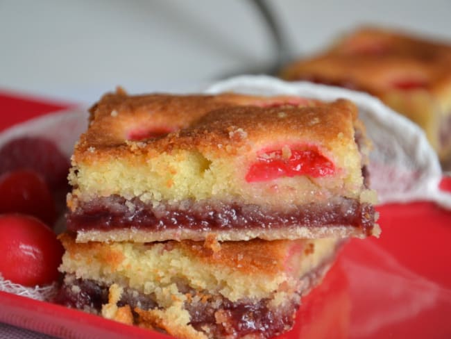 Tarte amandine aux cerises