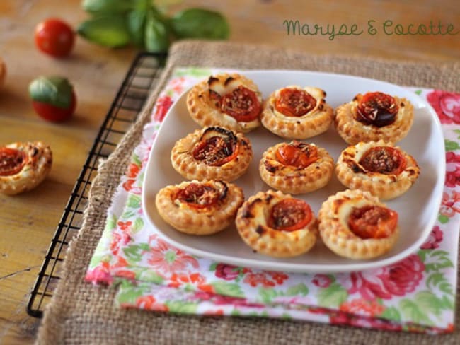 Tartelettes Chèvre Tomates