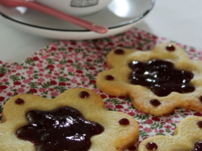 Fleur de biscuit à la cerise