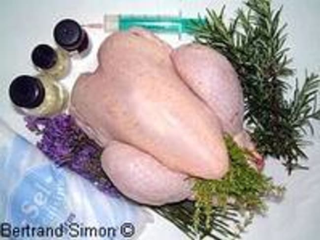 Poulet au gros sel