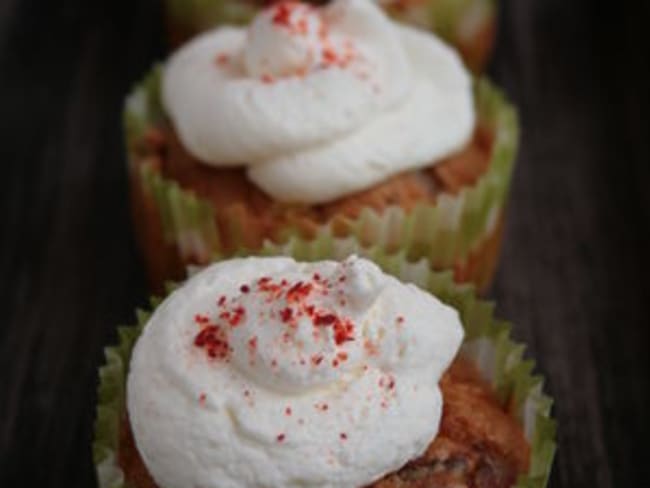 Carrot-cupcakes salés au gingembre