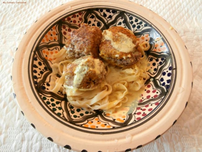 Boulettes avec des restes de gigot d'agneau