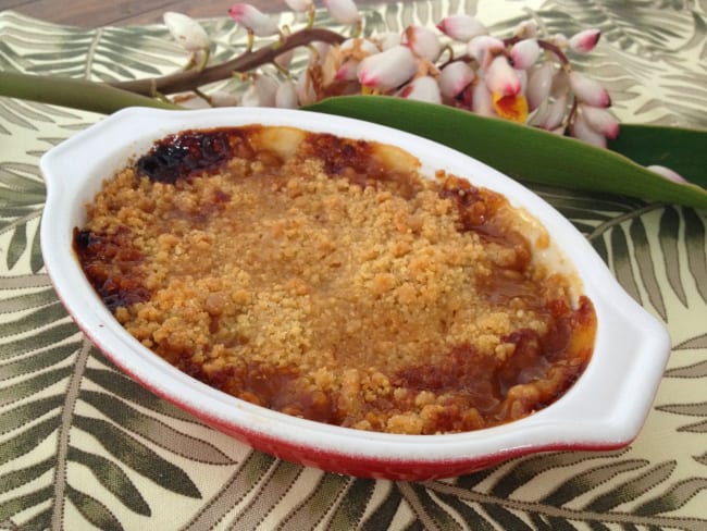 Le crumble irrésistible à l'ananas