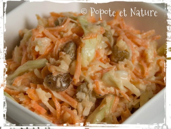 Coleslaw ou salade de chou et carottes