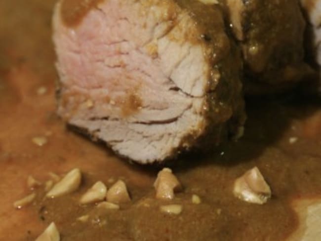 Filet de porc aux cacahuètes et à la cannelle (Mexique)