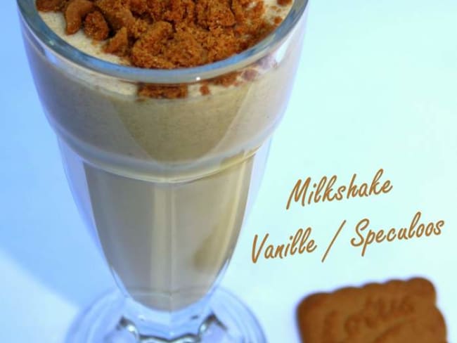 Milkshake vanille et spéculoos