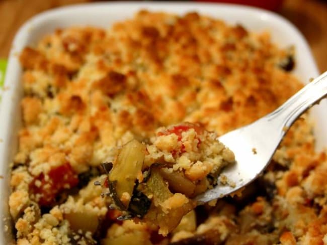 Crumble aux légumes du soleil