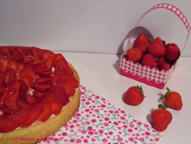 Tarte aux fraises