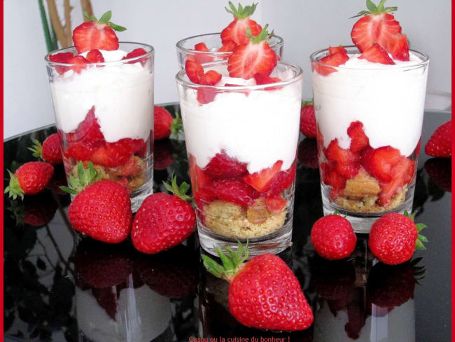 Trifle aux fraises